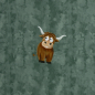 Preview: French Terry - Panel - Holy Cow -  by Mrs Mint Design - mint