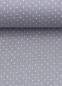 Preview: Baumwollstoff - Minipunkte - Hilde - hellgrau