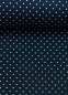 Preview: Baumwollstoff - Minipunkte - Hilde - dunkelblau