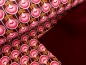 Preview: Softshell - Blumen - rot - Digitaldruck