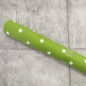 Preview: 30 cm - Baumwolle beschichtet - Sterne - grün