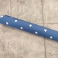 Preview: 30 cm - Baumwolle beschichtet - Sterne - rauchblau