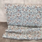 Preview: Viskose - Webware - Linda - Blumen - blau - braun