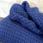 Preview: Baumwoll Strick - Jennifer - Grobstrick - blau
