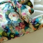 Preview: Alpenfleece - Blumen - beige - altrosa