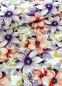 Preview: Jersey - Blumen - lila - rot