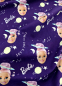 Preview: Jersey - Barbie - dunkelblau-lila