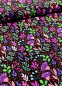 Preview: Viskose- Webware - in full bloom - by Emjo Design - schwarz