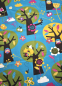 Preview: Bio Jersey Lillestoff - Appletree - blue