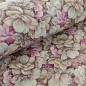 Preview: Alpenfleece - Blumen - beige - altrosa