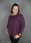 Preview: Merino Strick - 100 % Schurwolle - boedeaux-aubergine