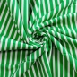 Preview: Viskose - Webware - Streifen - grün - weiss
