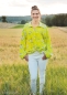 Preview: Viskose- Webware - Tropical bouquet - by Jolijou - gelb