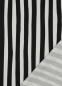 Preview: Canvas - Streifen - schwarz - weiss - Taschenstoff - Kissenstoff