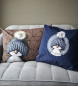 Preview: Kissen - Panel - on the rocks - Pinguin - Thorsten Berger - Pillows