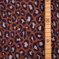 Preview: Bio Jersey - Leo braun - Design Susalabim - Breite 165 cm