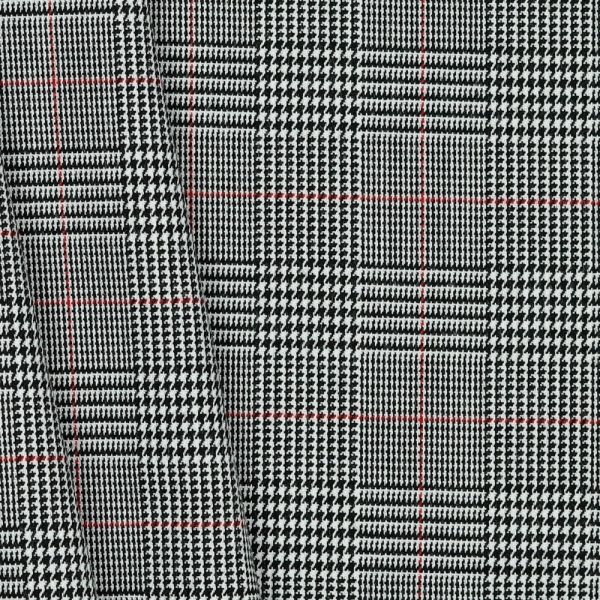 Tartan Check - Glencheck - schwarz - weiss