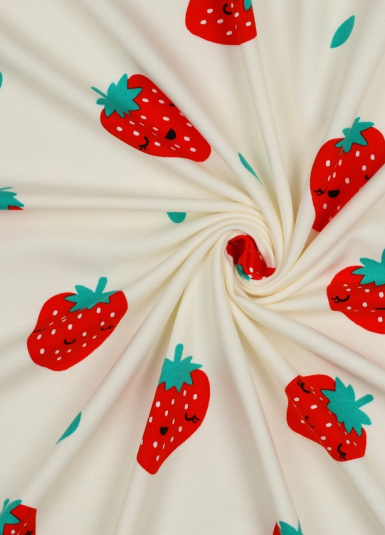 Soft - Sweat - angerauht - Erdbeeren  - ab 4.10.26