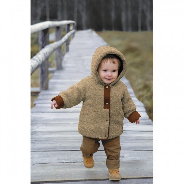 Baumwoll - Teddy - Fleece - Sherpa - coral