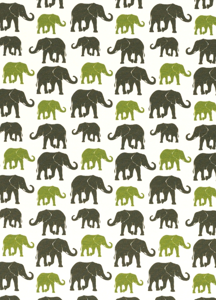 Jersey - Elefanten - grün - dunkelgrün