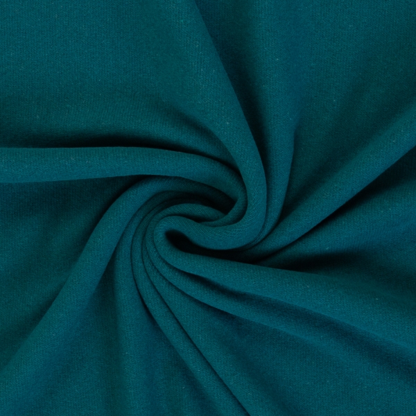 Strickstoff - Bono - angerauht - Made in Italy - petrol