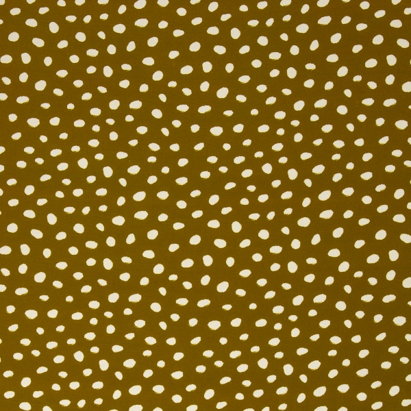 Viskose- Webware - Dots - senf - ocker