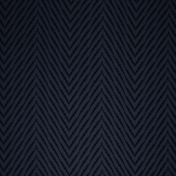 Viskose - Webware - Zacken - Amalia - blau - schwarz