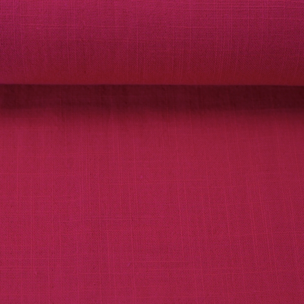 Double Slub Musselin - uni - erika
