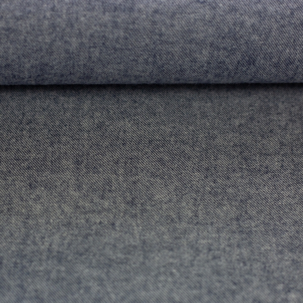 Flanell - Hudson - grau melliert