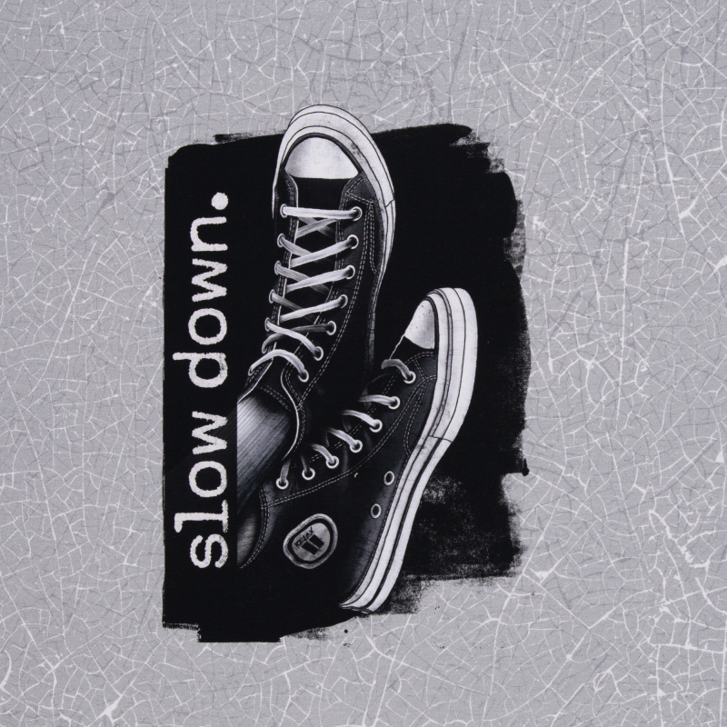 Panel Sommersweat -  Slow Down - Thorsten Berger - Schuhe