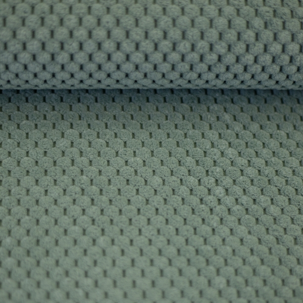 Struktur - Velour - Taschenstoff - Polster - Deko - mint