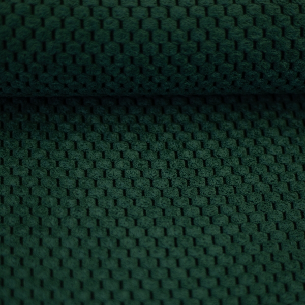 Struktur - Velour - Taschenstoff - Polster - Deko - dunkelgrün