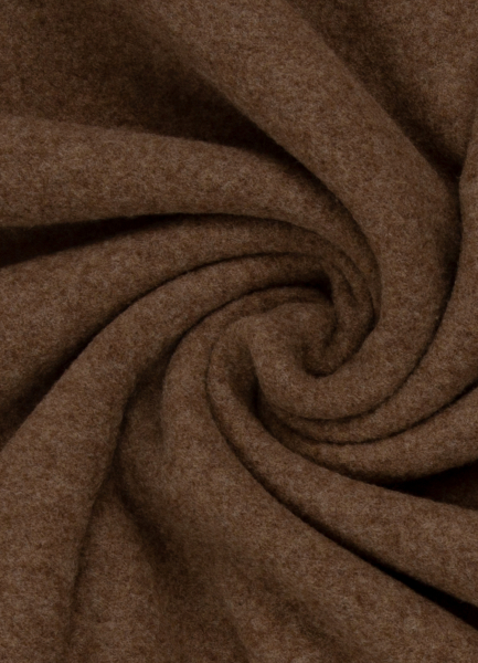 Merino Fleece - warm & weich - schlamm melliert