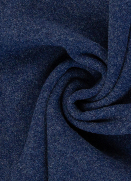 Merino Fleece - warm & weich - blau