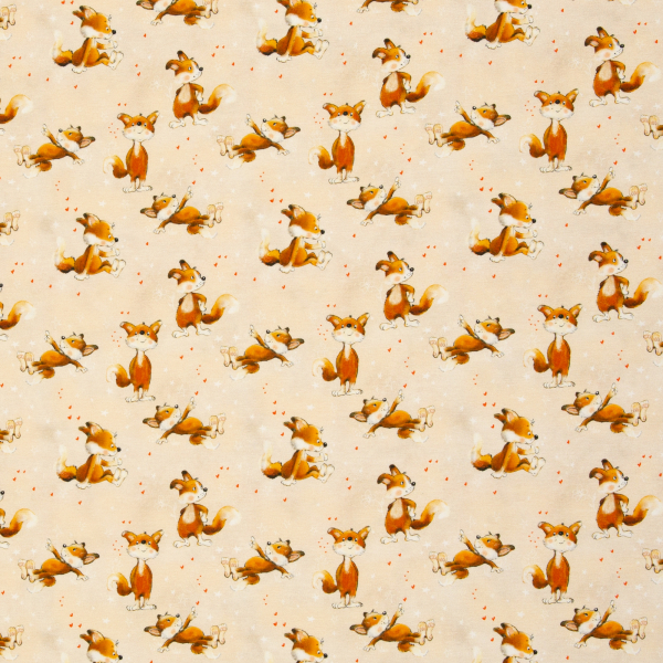 Preview: Jersey - Füchse - natur