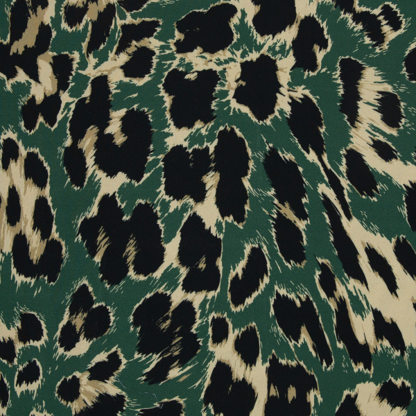 Preview: Viskose- Webware - @Kibadoo - Geoluxe Leo - grün