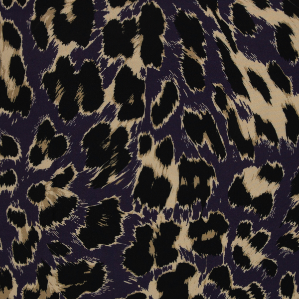 Viskose- Webware - @Kibadoo - Geoluxe Leo - blau