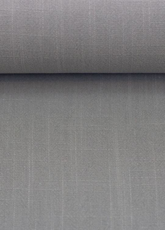 Viskose - Leinen - Uni - hellgrau - 182 - Blusen - Hosen Stoff