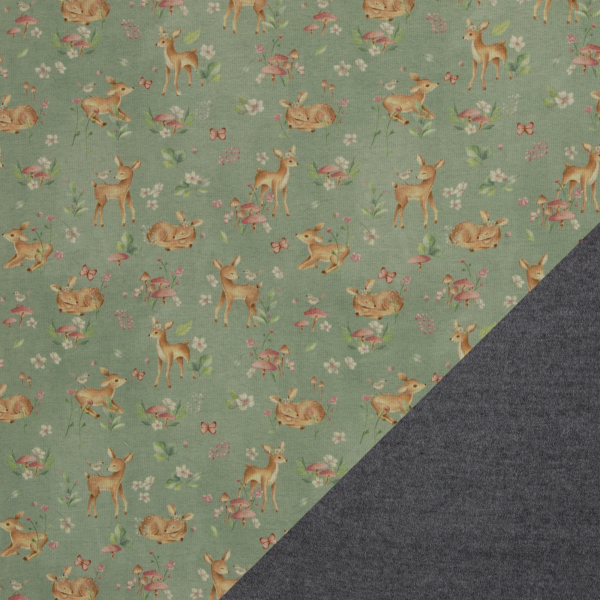 Preview: Alpenfleece - Rehe - mint