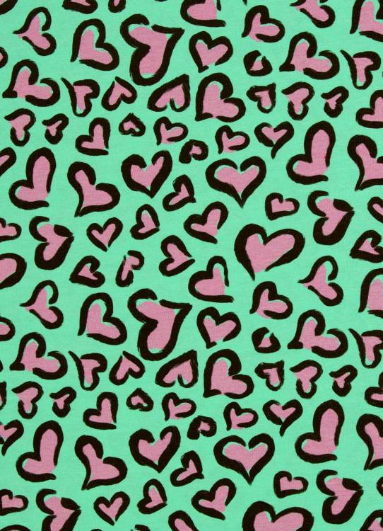Sommersweat - Hearts - Christiane Zielinski - mint