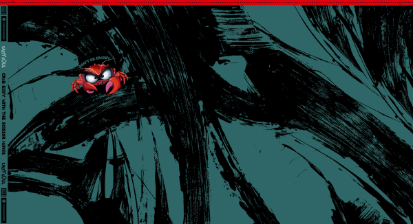 Preview: Panel - Sommersweat - Eddy the crab - petrol - Thorsten Berger