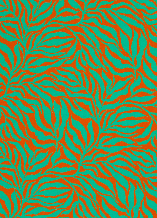 Viskose- Webware - Zebra Jungle  - by Bienvenido Colorido - mint - orange