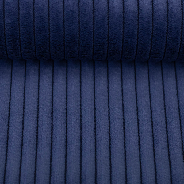 Cord - Samt - Breitcord - Wanja - 842 - dunkelblau