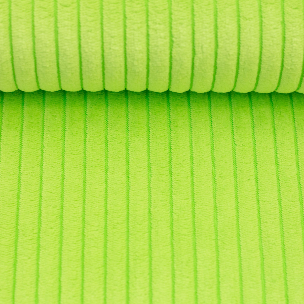 Cord - Samt - Breitcord - Wanja - grau - 602 - extra grün