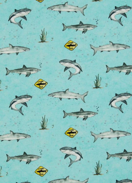 Jersey - Haie im Meer - by Christiane Zielinski