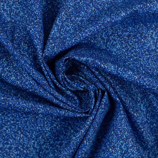 Baumwollstoff - Glitter - blau