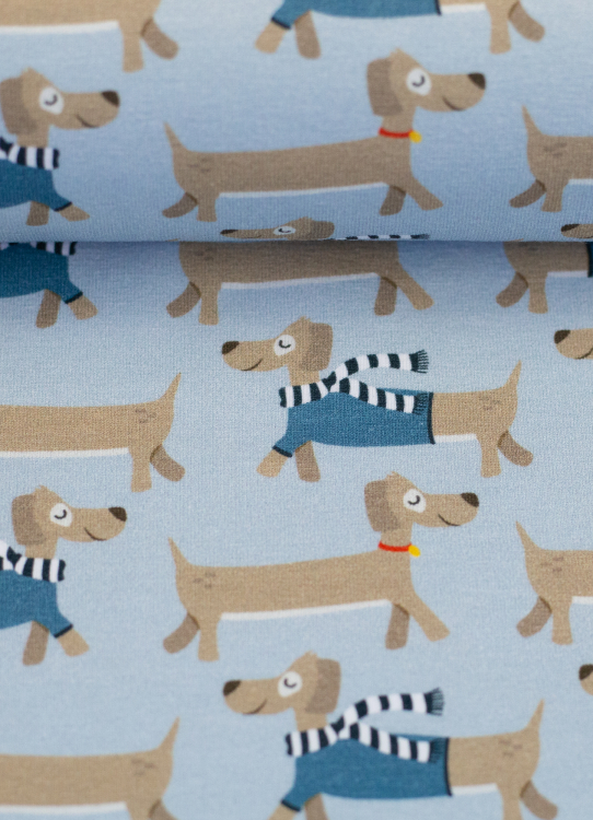 Jersey - Cool Dogs - Dackel - blau