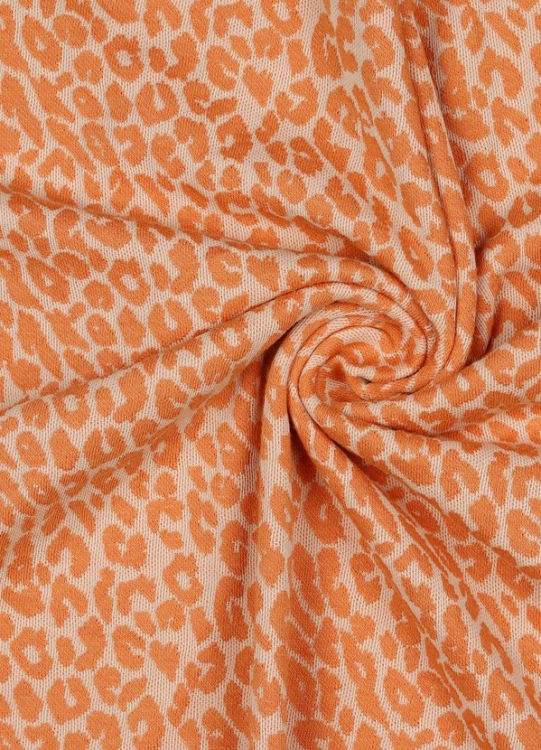 Jacquard Jersey - Leo - koralle - lachs