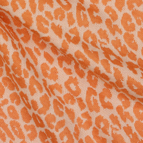 Preview: Jacquard Jersey - Leo - koralle - lachs