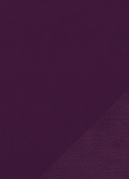 Softshell - Uni - aubergine - gefüttert